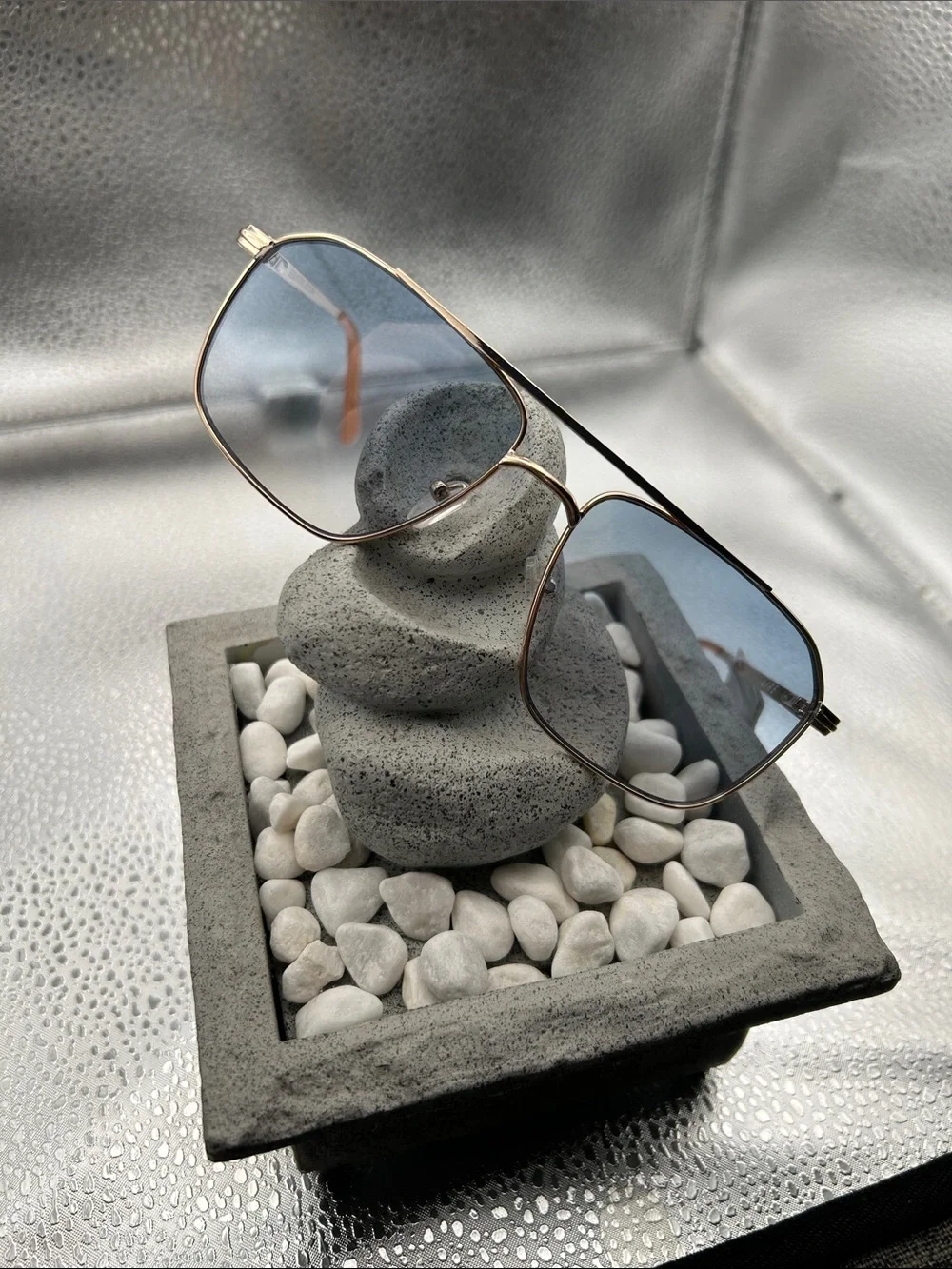 Aire Equator 55mm Aviator Sunglasses